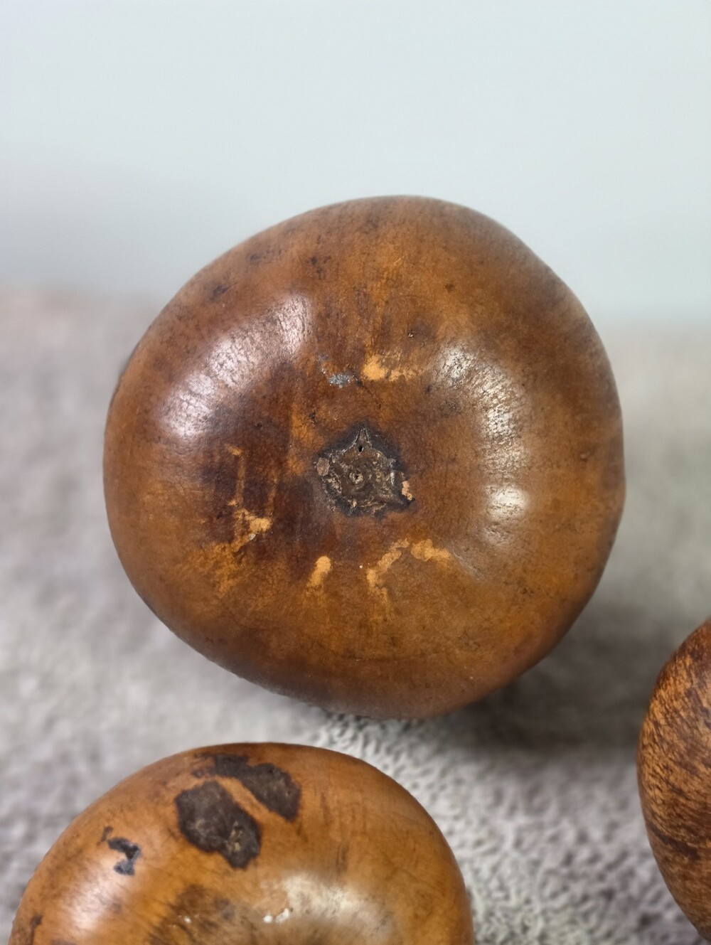 Set of 3 Traditional Calabash Medicine Containers With Wooden Stoppers - Picture 12 of 13